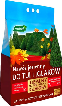 Podzimní hnojivo pro jehličnany 2,5 kg Westland