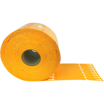 Smyčkové etikety TT 13x160mm 5000ks 8r oranžová
