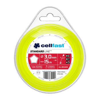 Hvězdicové řezací vedení 35-022 3,0MMx15M Cellfast