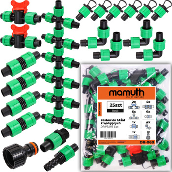 Zestaw do TAŚM kroplujących 25szt. DRIPTAPE SET DR-060 MAMUTH