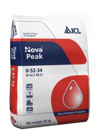 Nova Peak Fosforečnan monodraselný 0-52-34 25kg ICL