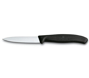 Černý nůž s hladkou čepelí 8 cm Victorinox