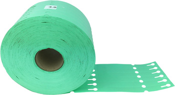 Smyčkové etikety TT 17x160mm 4000ks 6r Zelená