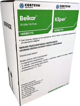 Belkar Pak na 4Ha (Belkar 1L+Kliper 1x3L) Corteva