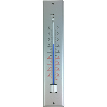 Innen-/Außenthermometer aus Metall 280mm