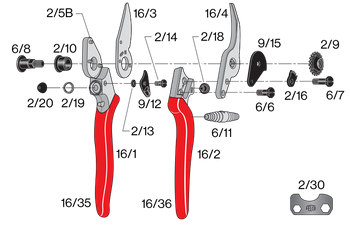 FELCO 16/4 Gegengewicht für 16, 17