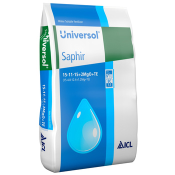 Universol Saphir 15-11-15+2MgO+TE 25kg ICL