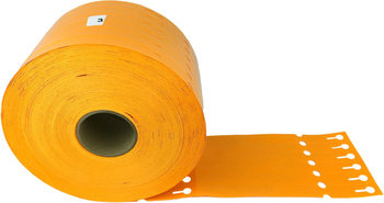 Schlaufenetiketten TT 17x200mm 3500Stück 6r Orange