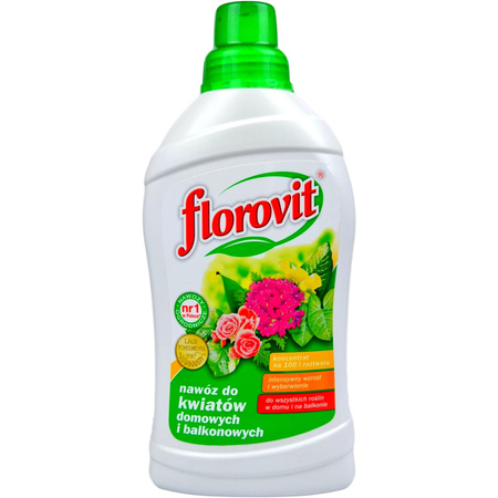 Nawóz do kwiatów domowych i balkonowych 1LFlorovit