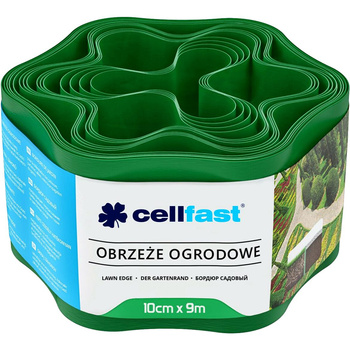 Obrzeże ogrodowe zielone 10cm x 9mb Cellfast