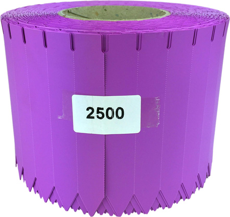 TT zásuvné štítky 17x120mm 2500ks fialová