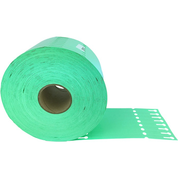 Etykiety pętlowe TT 13x160mm 5000szt 8r Zielone