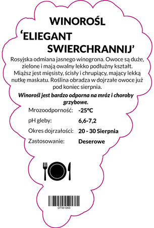 Eliegant Swierchrannij vinná réva