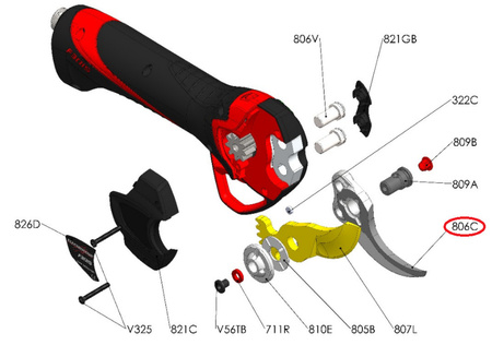 Przeciwostrze do sekatora F3015 806C Infaco