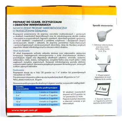 Proszek do szamb, oczyszczalni 1kg Target