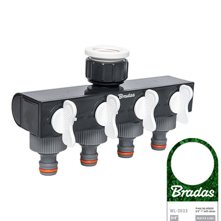 Čtyřcestný rozdělovač GW1"-3/4" WL-3033 Bradas