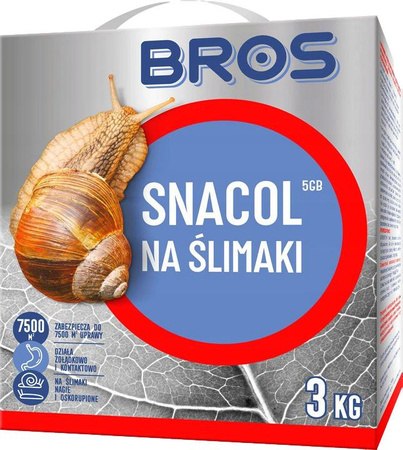 Środek na ślimaki SNACOL 5GB 3kg BROS