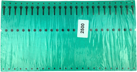 Etikety Tyvek 25,4x220mm Plis 2500ks Zelená