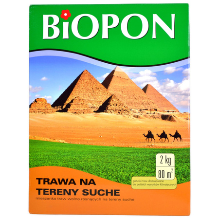 Trawa na tereny suche 2kg Biopon