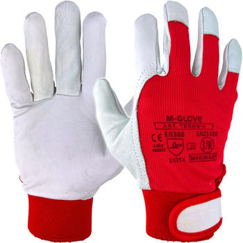 Rukavice z pleteniny a kozí kůže velikost 10 TECHNIK 2121X