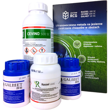 Zestaw RCG Rassel 100 SC 0,25L+ Cevino 500 SC 1L+ 2x Galmet 20 SG Innvigo