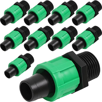 10x Złącze z gwintem zewnętrznym do taśmy, Dn17*1/2" DR-012 MAMUTH