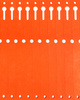 Etikety Tyvek 12,7x220mm Plis 2500ks oranžová