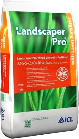 Landscaper Pro Weed Control 22-5-5+2,4D+Dikamba