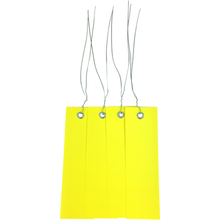 Etykiety Zawieszane z drut 30x100mm Zółte 250szt