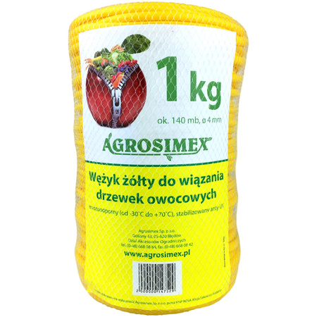 Wężyk sadowniczy żółty 1kg*4mm*140mb Agrosimex