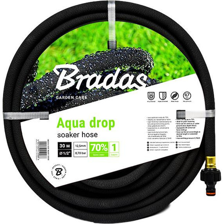 Zavlažovací hadice AQUA-DROP 1/2-30M Bradas