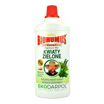 Biohumus Extra Kwiaty Zielone 1L Ekodarpol