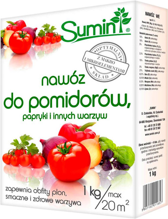 Nawóz do pomidorów papryki 1kg Sumin