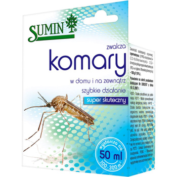 Koncentrat zwalcza komary w ogrodzie 50ml Sumin