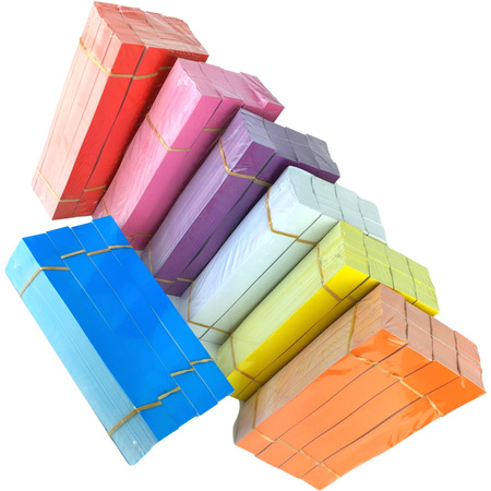 Štítky na vánoční stromek PVC 25x220mm 250ks oranžová