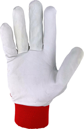 Rukavice z pleteniny a kozí kůže velikost 9 TECHNIK 2121X