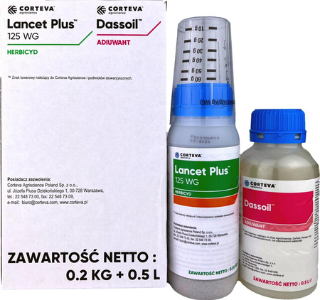 Lancet Plus 125 WG 0,2kg + Dassoil 0,5l DowAgro