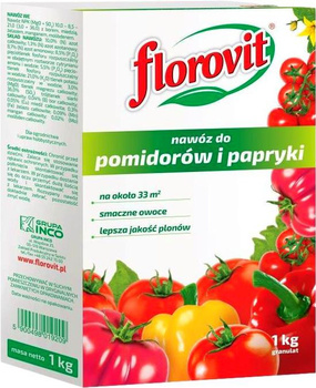 Nawóz do pomidorów i papryki 1kg karton Florovit