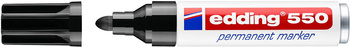 Marker permanent 550 3-4mm negru EDDING