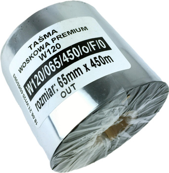 Hârtie de calc TT 65mm x 450m Ceară