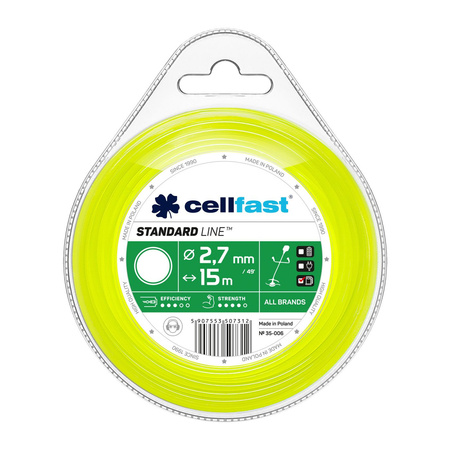 Runde Schneidlinie 35-006 2,7MMx15M Cellfast