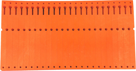 Etikety Tyvek 12,7x160mm Plis 2500ks oranžové
