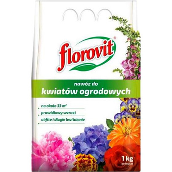 Nawóz do kwiatów ogrodowych 1kg worek Florovit