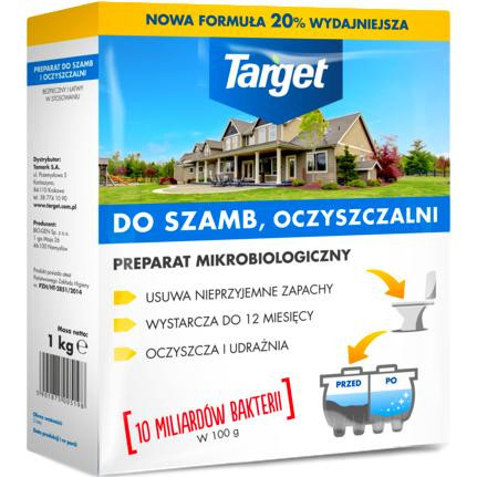 Proszek do szamb, oczyszczalni 1kg Target