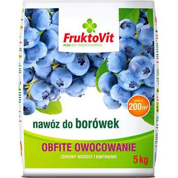 Hnojivo na borůvky 5kg Fruktovit