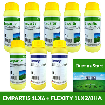 Duet na Start: 6x 1L Empartis +2 x 1L Flexity  8ha BASF