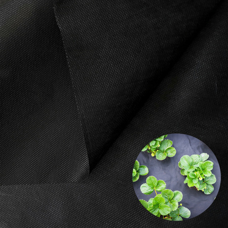 Agro-textil negru P50G 3.2x100m