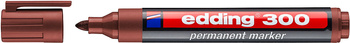 Permanentní popisovač 300 1,5-3 mm hnědý EDDING