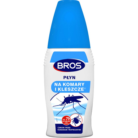 Płyn na komary i kleszcze 50ml Bros