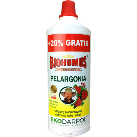 Biohumus Extra Pelargonie 1L+20% Ekodarpol ZDARMA